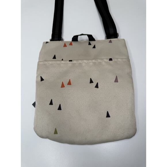 Sherpani Pica Crossbody Medium Ivory Nylon Foldover RFID Utility Travel Bag - Picture 3 of 9